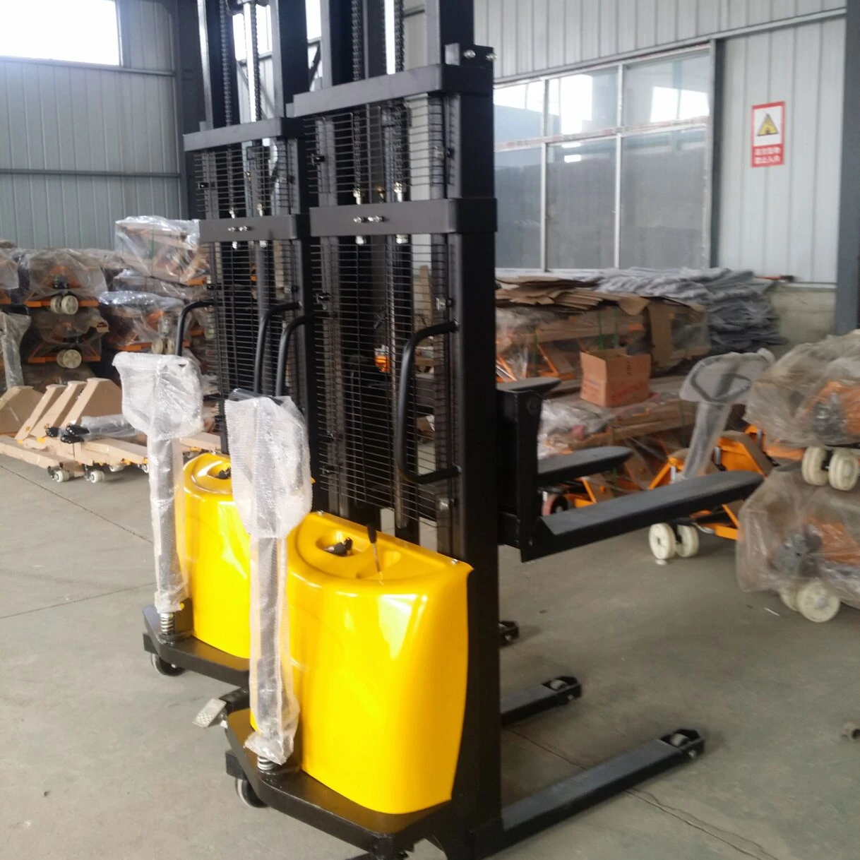 High Quality Hand Double Pressure Relief Forklift Manual hydraulic Casting hand pallet truck