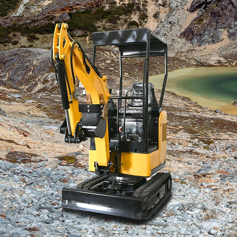 Crawler Excavators Laidong EPA Engine KUBOTA Huade Eaton Hydraulic Cylinder Gearbox Pump Bearing PLC Home Use Operating 0.8T