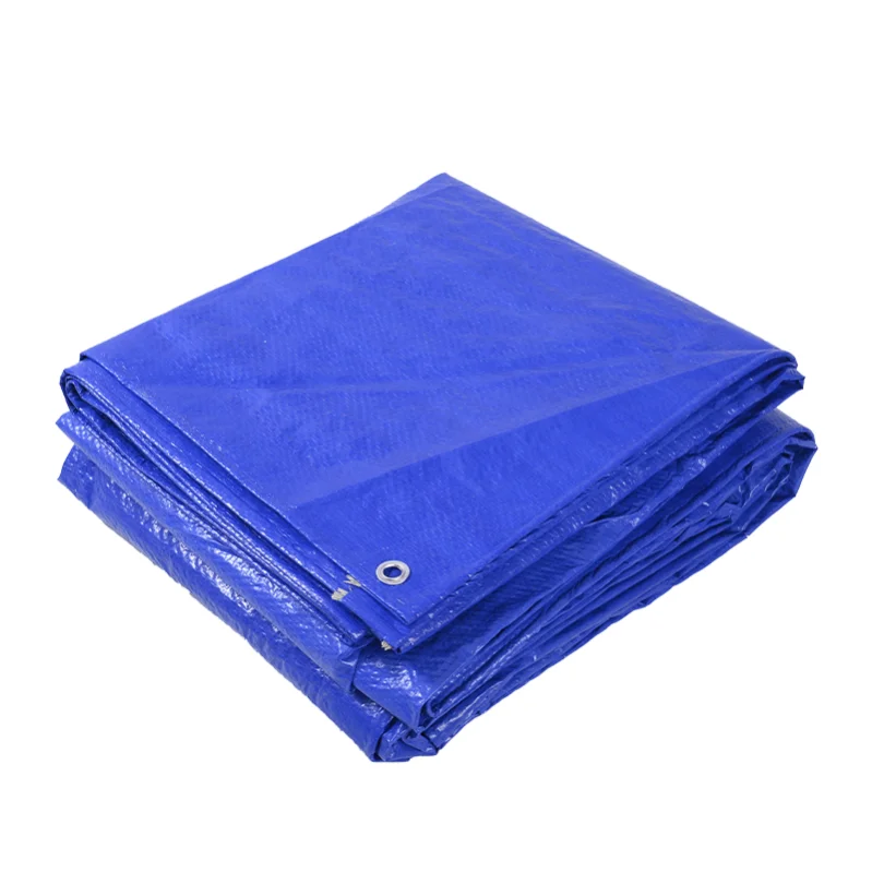 Pe Material Blue Gray High-Quality Waterproof Tarpaulin Sold Directly From Chinese Factories