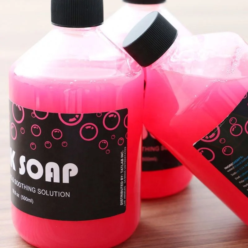 Hot sale 500ML Tattoo Blue Soap For Tattoo Cleaning and Reduce Swelling Pain Moisturizing Aftercare