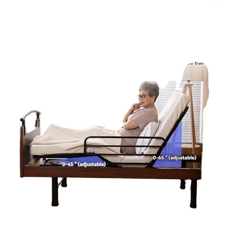 High Low Hospital bed adjustable motion bed base with medical casters with brake