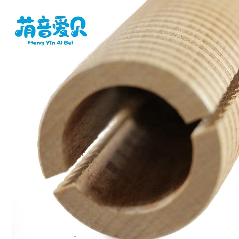 Musical Instruments Wood agogo Orff Instrument wood tone block
