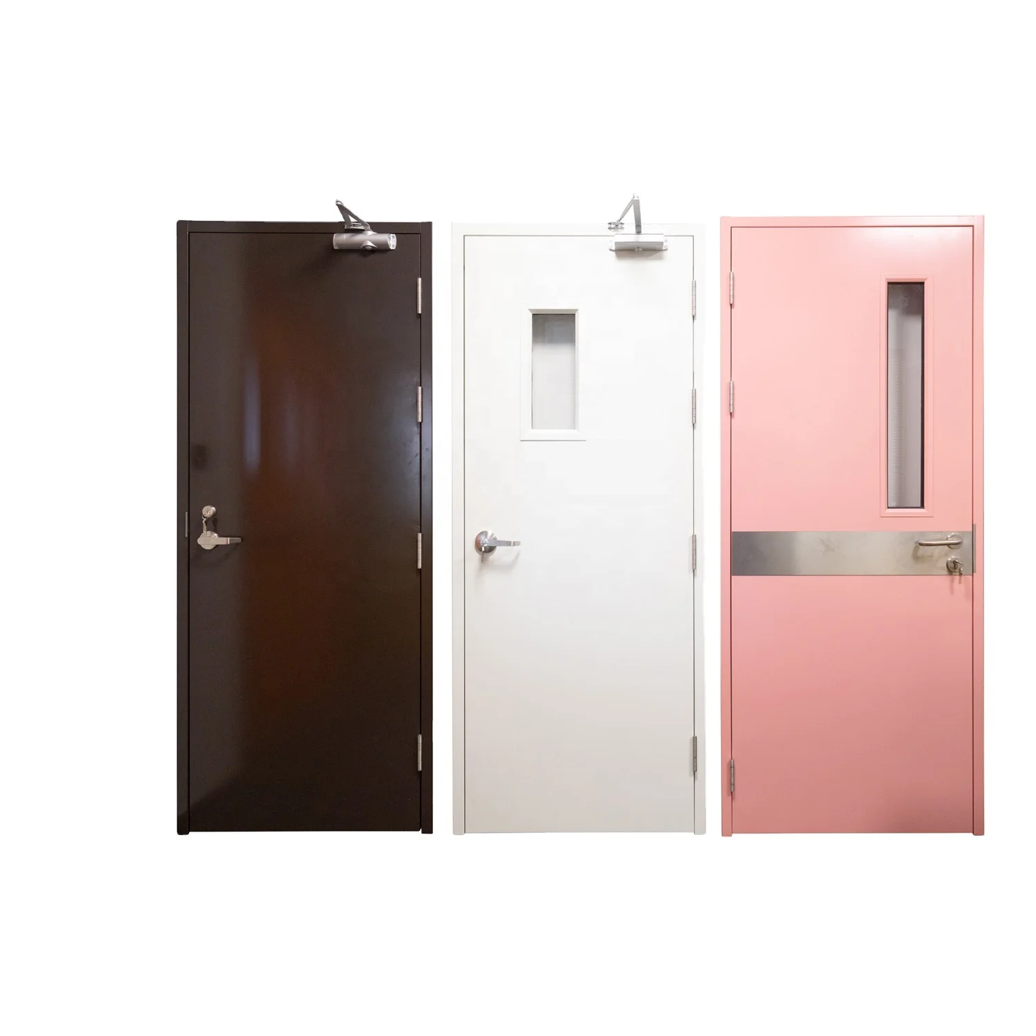 High quality Hollow metal fire proof steel door 180 minutes fire-proof internal fire rated metal door