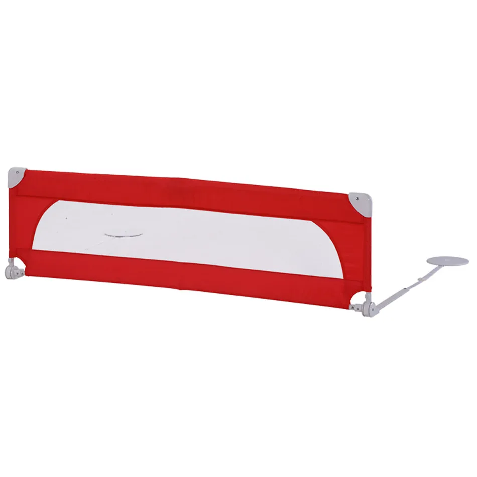 Baby Bed Rail Barrier Foldable Child Safety Fence Bed Side Barrier Guard For Kids Pink Wholesale