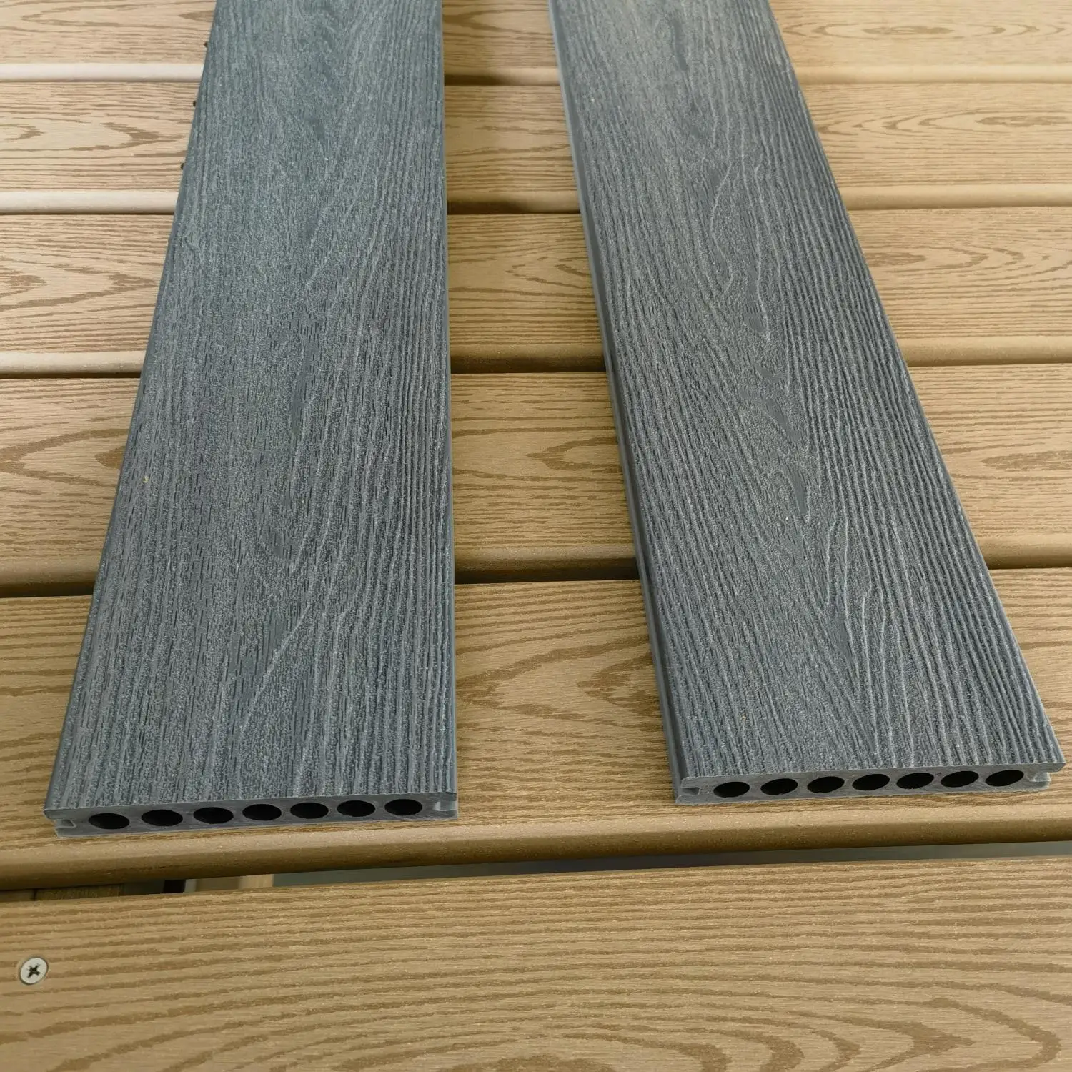 Новый 3D дизайн поверхности Supereco Wpc коэкструзионный настил из древесного пластика Com