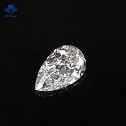 CRYSDIAM Pear Cut VS2 wholesale cvd diamonds cvd diamond lab grown cvd rough diamond big size