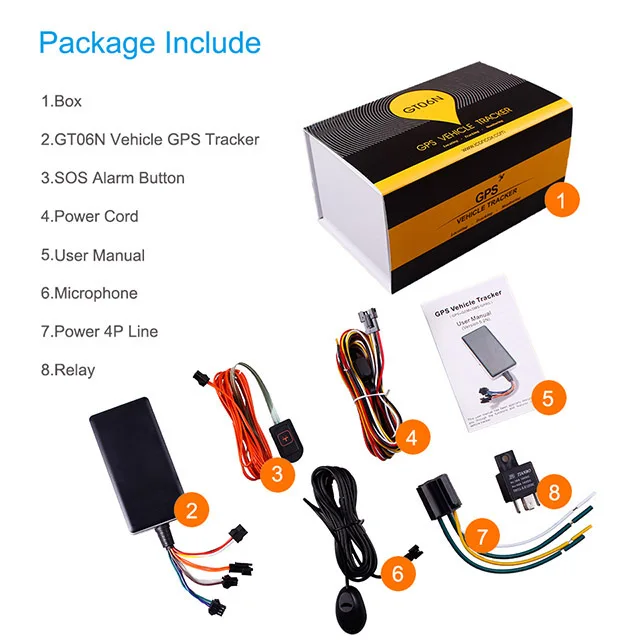 Original GT06N Concox vehicle gps tracker for fleet management
