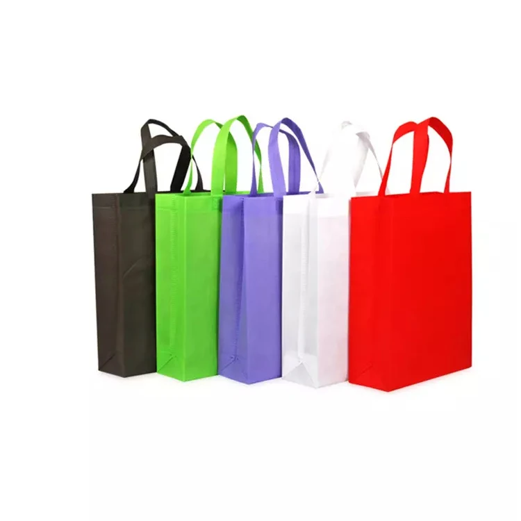 High Quality Wholesale Custom Logo Printed Eco Friendly Fabric Carry Grocery Non Woven Bags