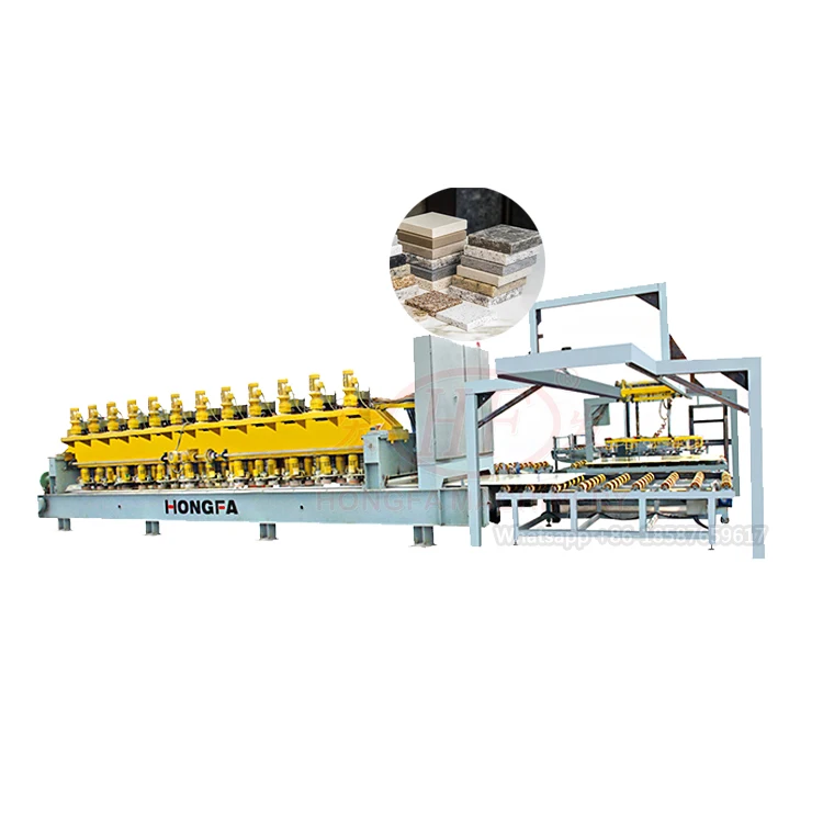 Fashion Stone Production Artificial Quartz Stone Making Machine Kitchen Countertops Manufacturing Plant Polisher Cutting Machine
