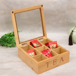 Factory direct custom solid wood tea box wooden box wooden packing box for living room