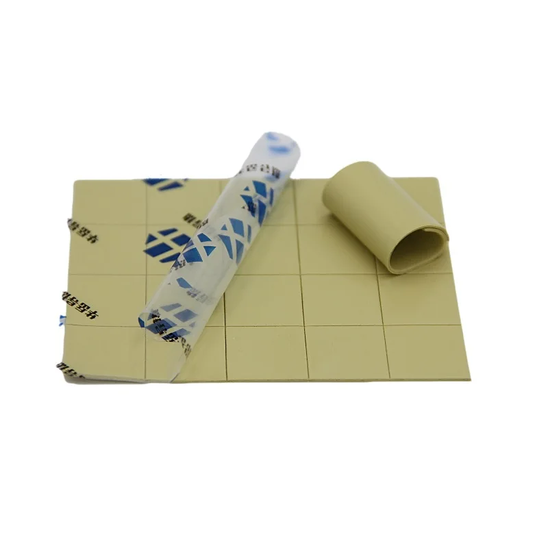 1.2W - 15W Insulation Thermal Conductive Silicone Sheet silicone thermal transfer pad thermal silicone pads for battery CPU