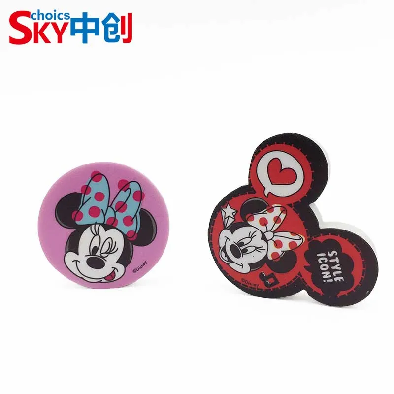 Cartoon Shape Children Set High Quality Wholesale Cute Rubber TPR Pencil Eraser and Sharpener