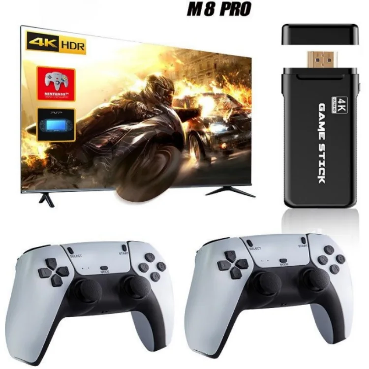 Ретро игровая консоль M8pro 2 4g Hd беспроводной трансграничный контроллер винтажная аркадная домашняя
