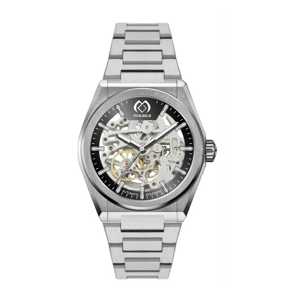 waterproof watch Automatic watch custom logo watch mechanisms movements