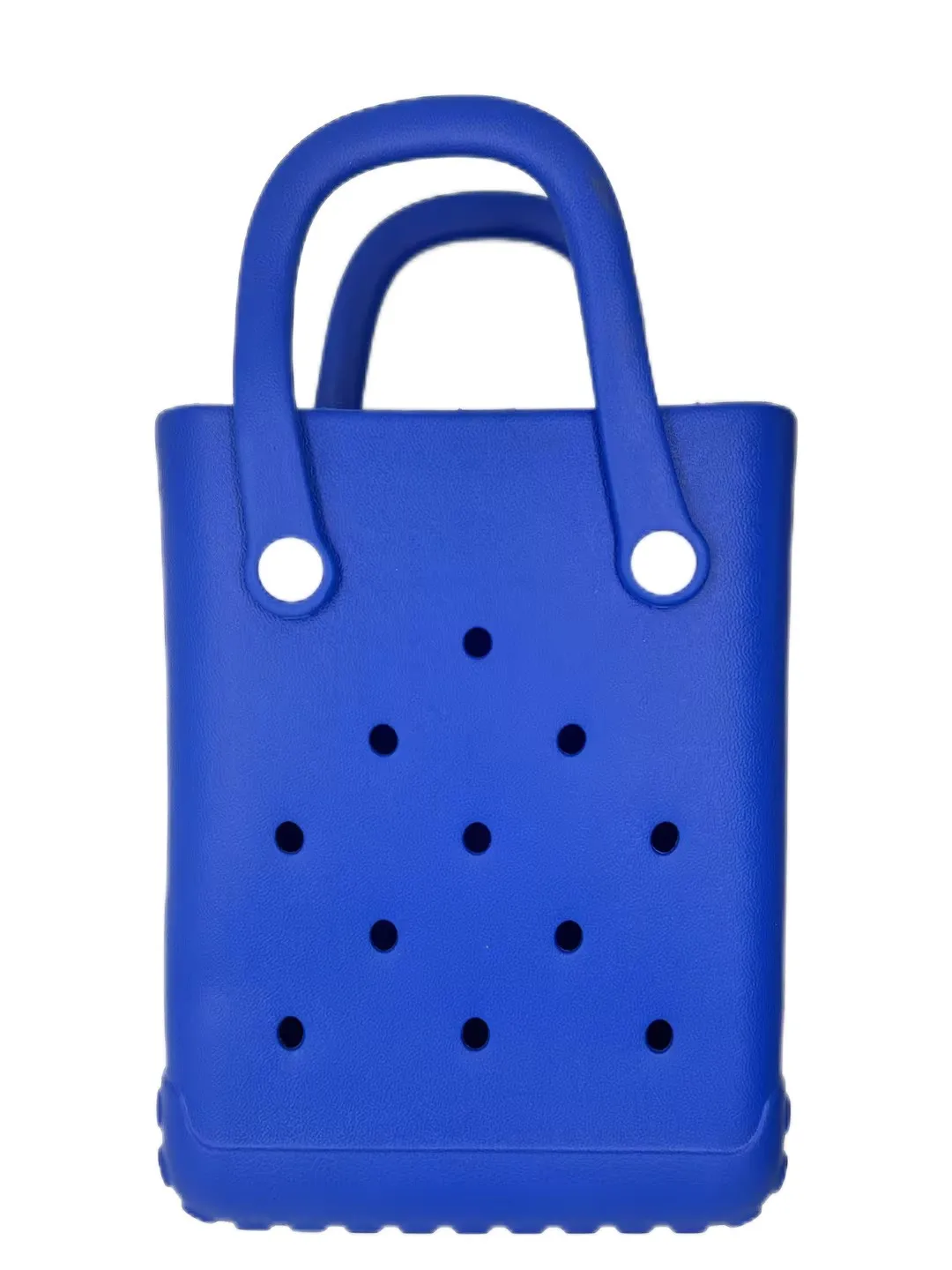 Colorful Fashion Eco-friendly Women Silicone Bag Eva Durable Small Diy Beach Storage Eva Bag Boggs For Girl