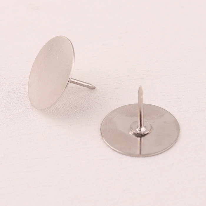 customized 17*12mm brass butterfly clutch back pin for lapel badge