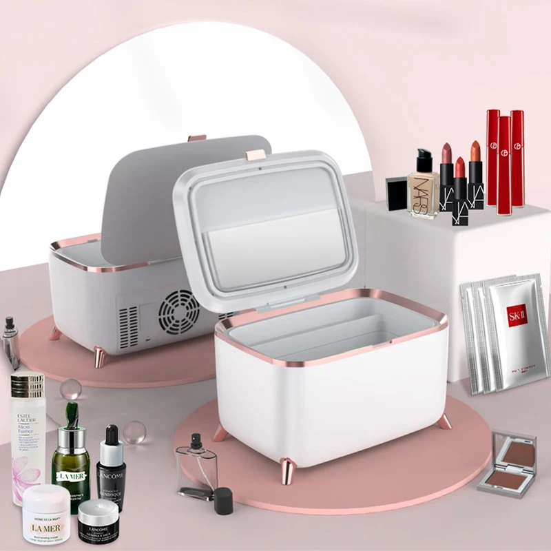 Portable 6l Mini Fridge Cooler And Warmer For Home, Office, Car Or Boat Ac & Dc - Red - 110v,Mini Fridge