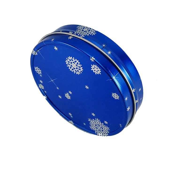 
Custom Design Tinplate 2 Pieces Structure Cheap Small Size Round Tin Box Tin Case 