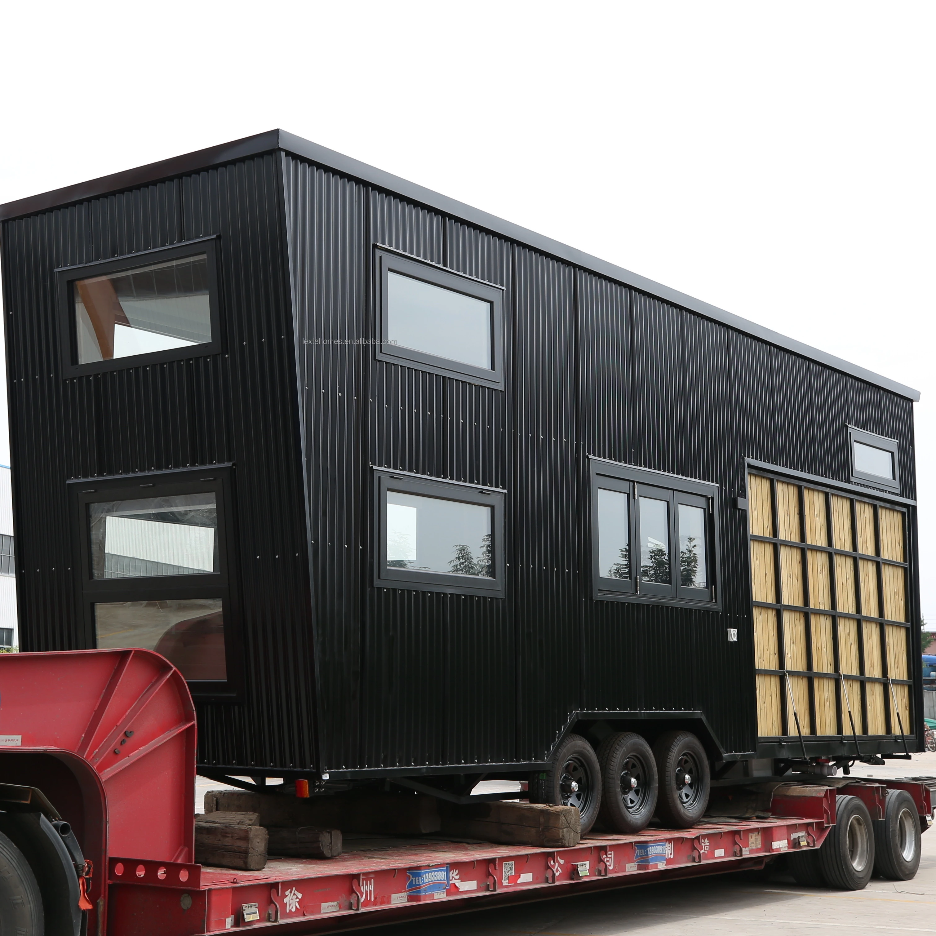 Prefab tiny house on wheel mobil house trailer house