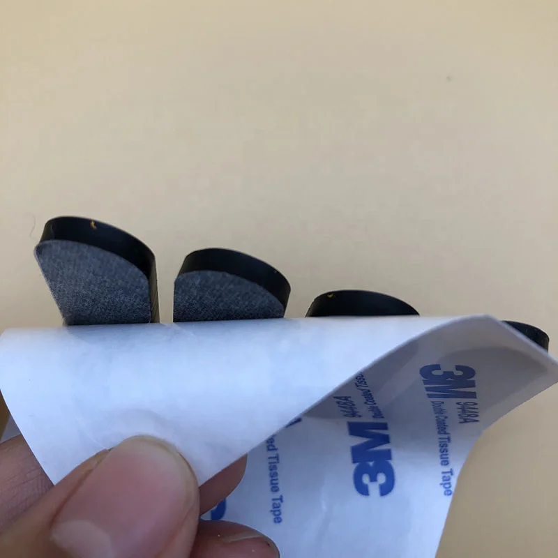 Thick Anti-slip Self Adhesive Silicone Rubber foam tape Feet Pad Shockproof Oval Mat Protectors For Keyboard Base Cabinet