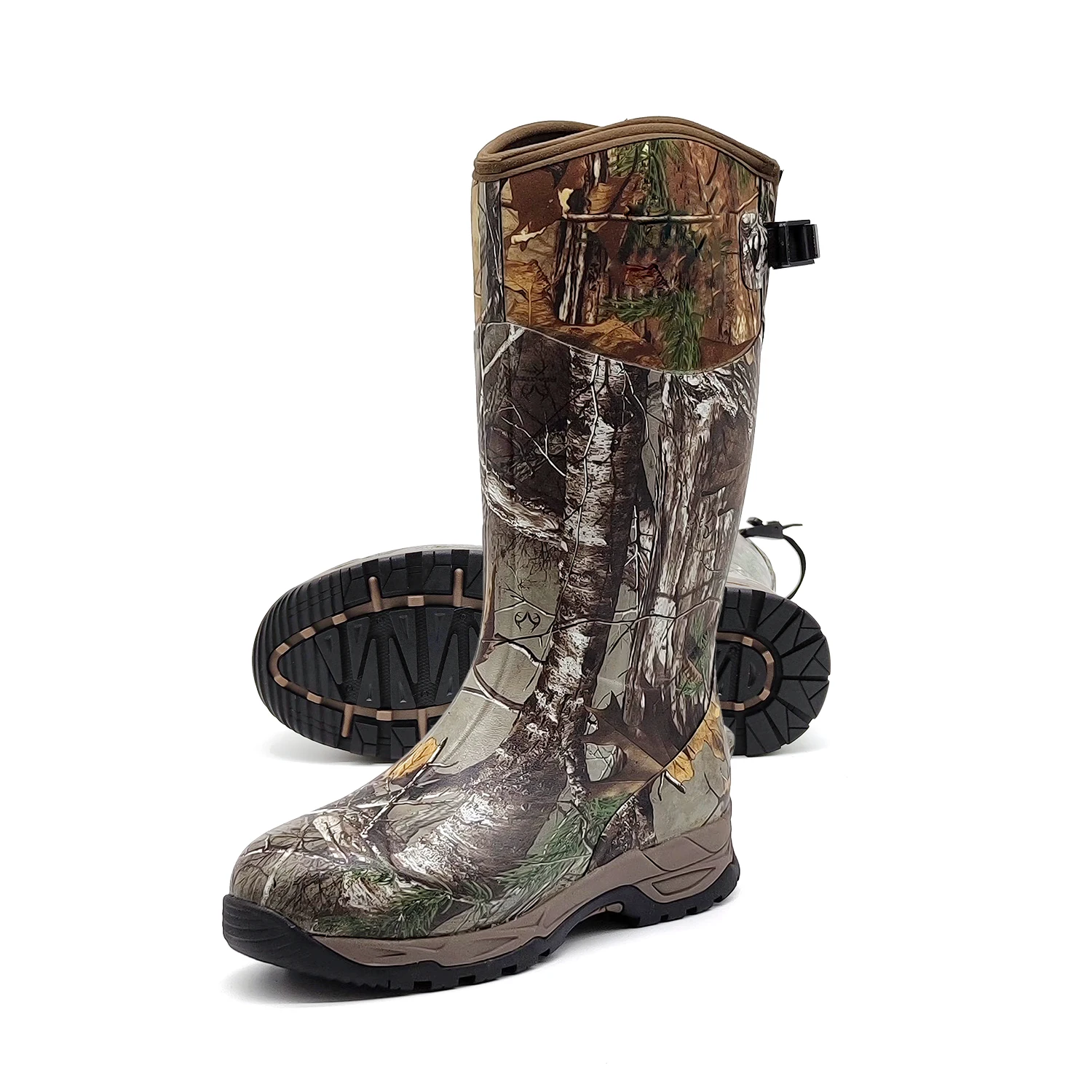 Китай производитель настоящая Дерево Камуфляж водонепроницаемый резиновый изолированный неопреновый сапоги зимние сапоги мужские сапоги до колена охотничьи сапоги