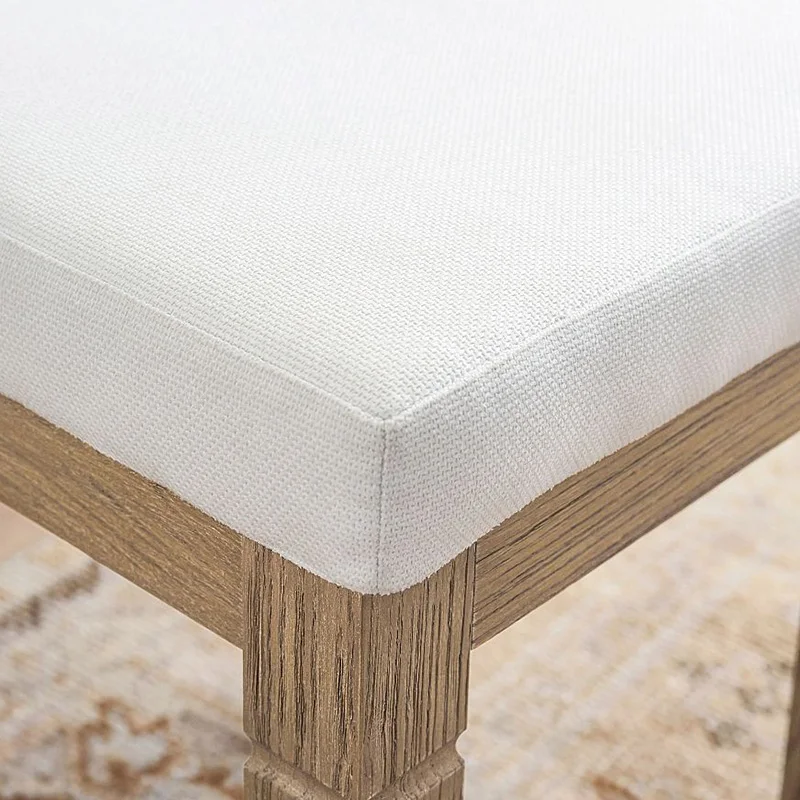 Quality Factory Color Customized Fabric Stool Modern solid wood stool for home furniture