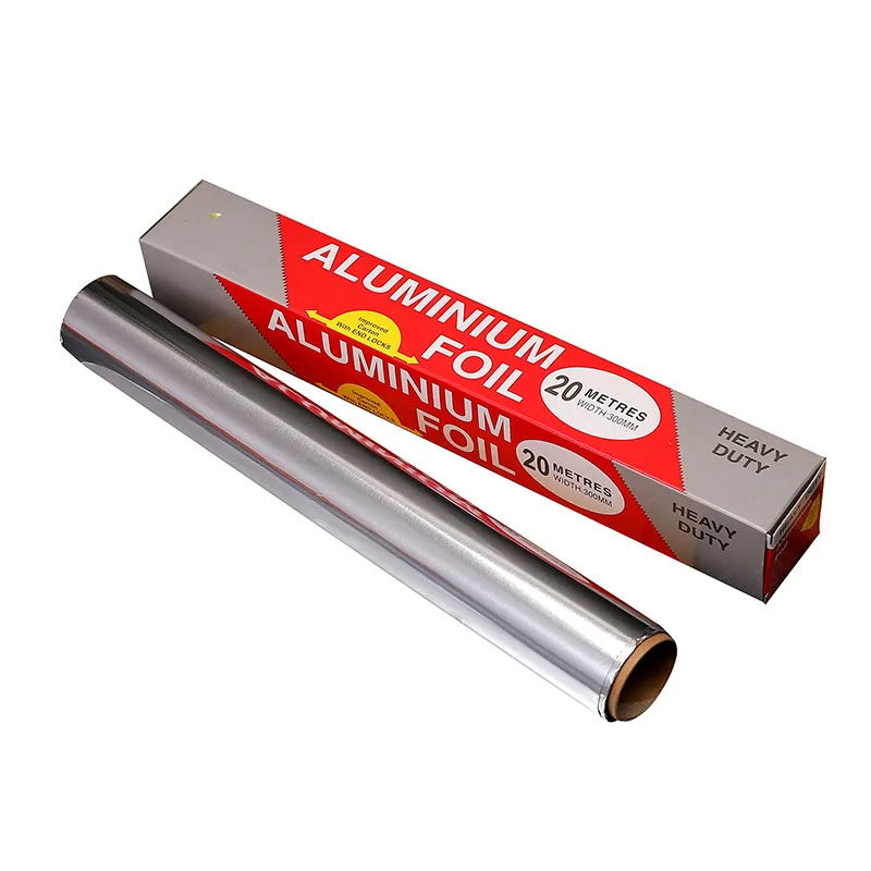 Food Grade 8011 O 10 12 15 20 micron Aluminum Foil Roll Household Metal Foil for Food Packing