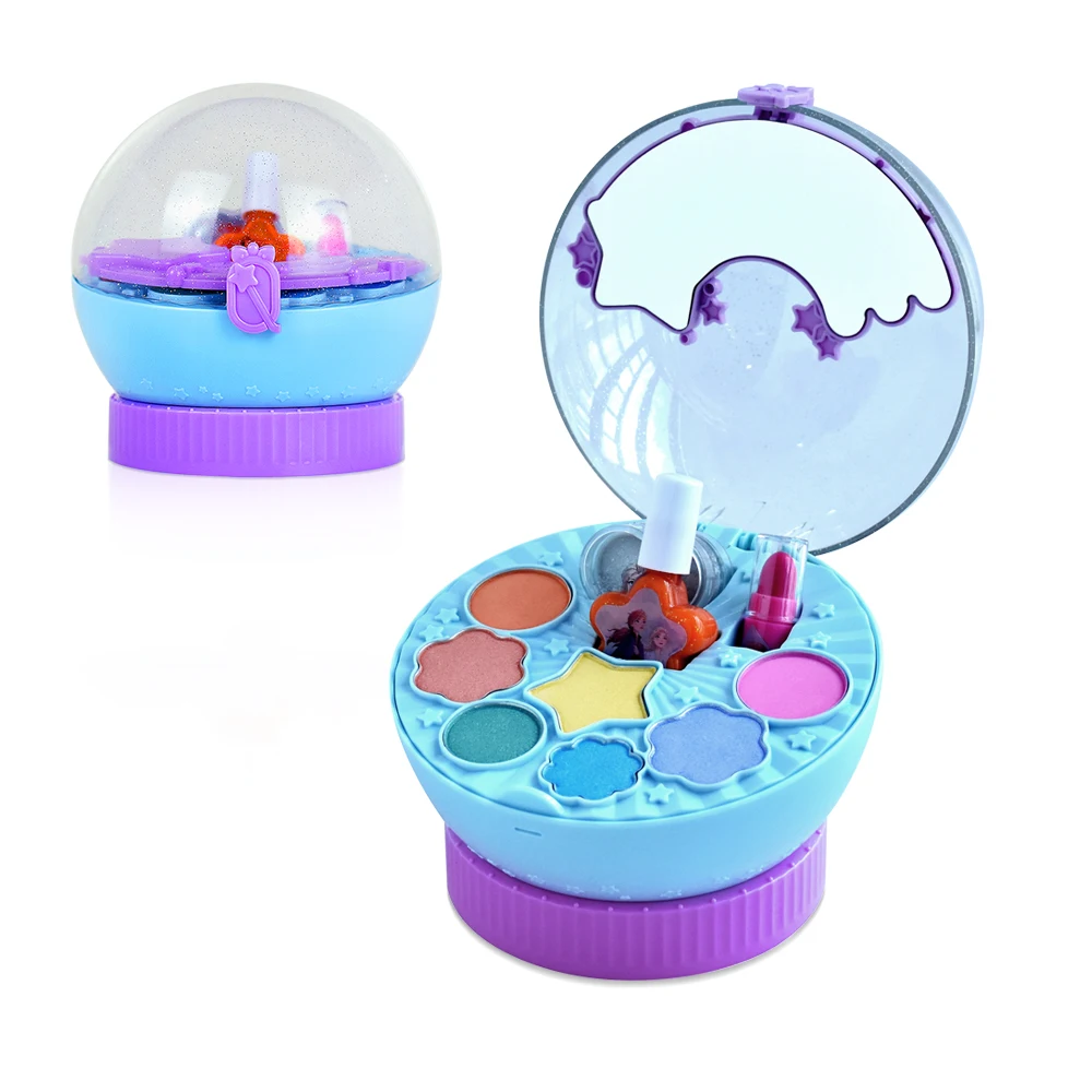 Akiaco ICTI approval makeup for girl EN71 ASTM water base high quality kids makeup kit for girls