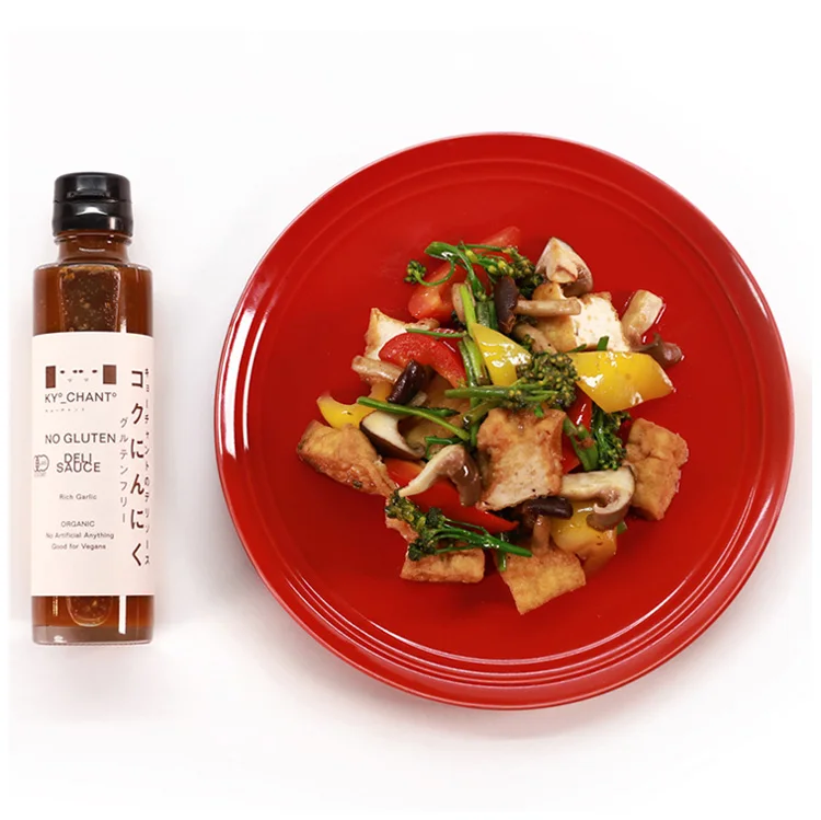 Wholesale gluten free organic rich garlic deli bulk bottle sauces