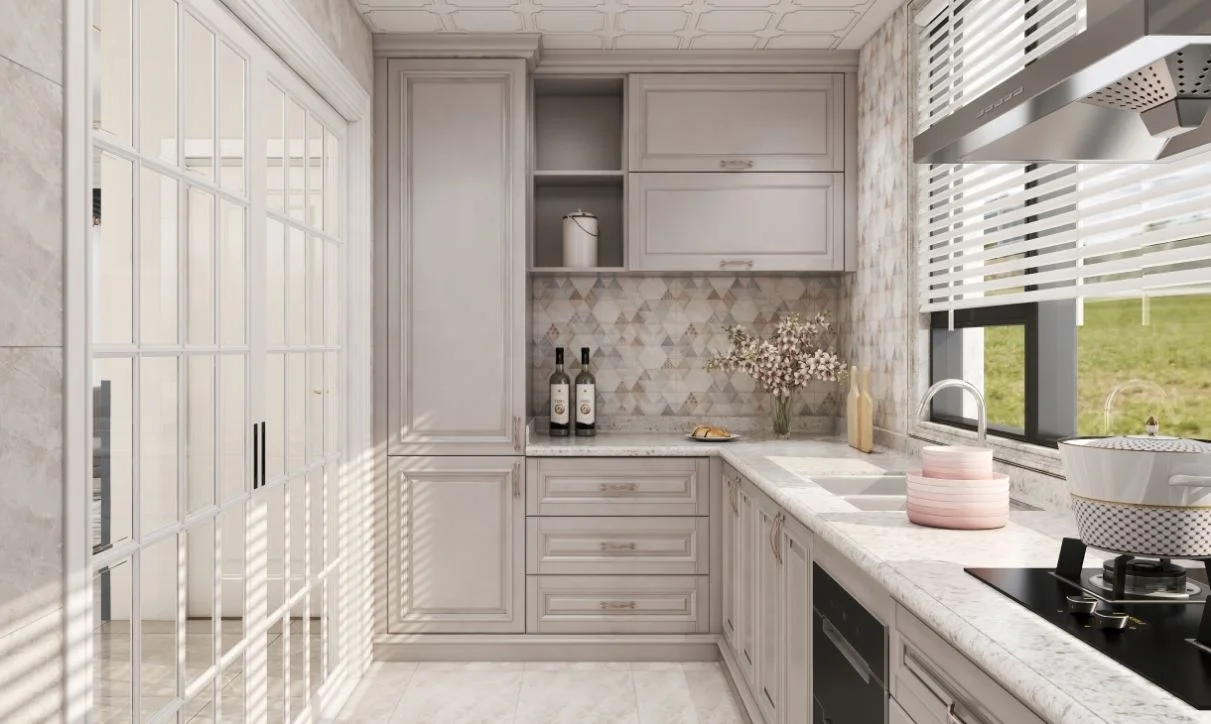 Modern Design Furniture Kitchen Cabinet Set With Hardware