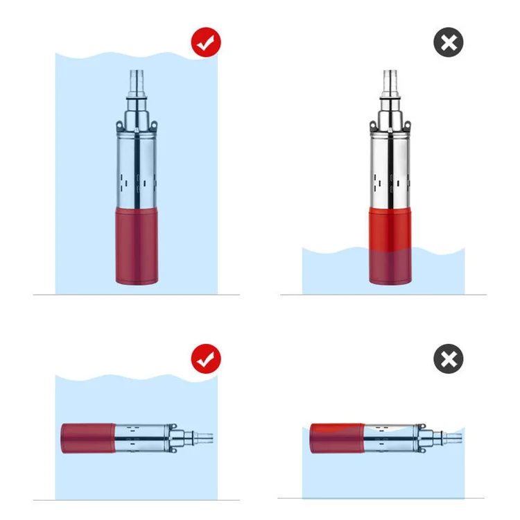 Deep Well 12V DC 1 Inch Solar Bore Submersible Axial Flow Propeller Water Irrigation Pump