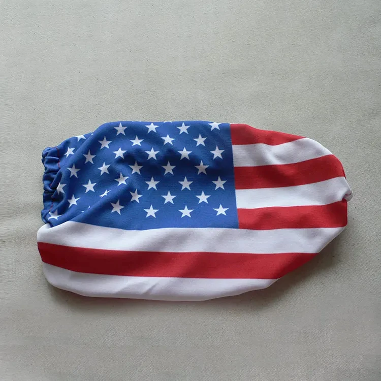 Huiyi Factory USA Car Mirror Flag promotion Custom Made Side Windsock Rear Mirror Flag