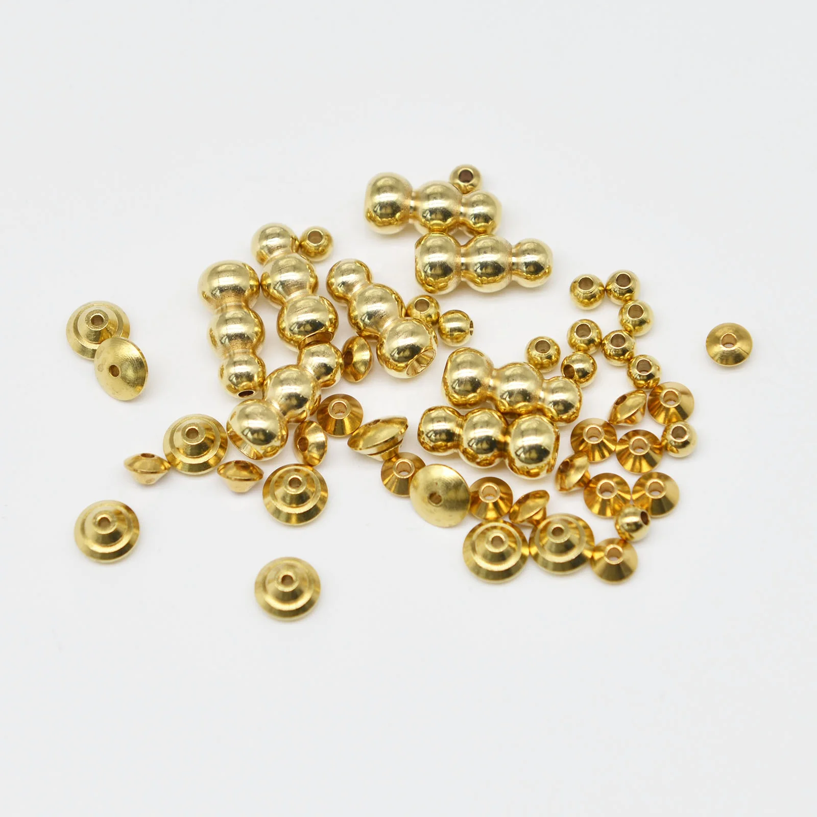 Латунные металлические бусины для рыбалки на заказ 5 мм/6 мм/7 мм латунные вязания мушек