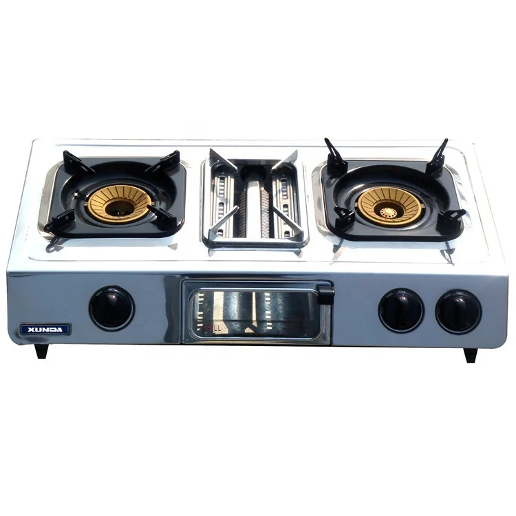 Xunda High Quality Wholesale Price Gas Cooker With Grill 2 Burner Stove With Oven