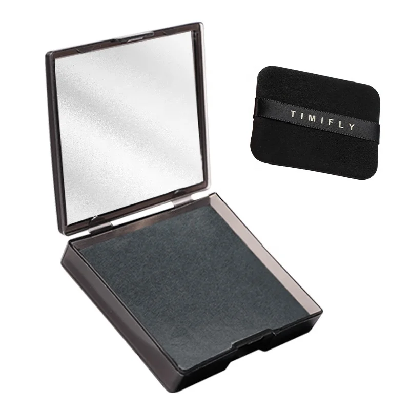 Private Label Fast Delivery Facial Tissue Oil Absorbing Beauty Sponge Case Skin Care Mirror Oil Blotting Paper