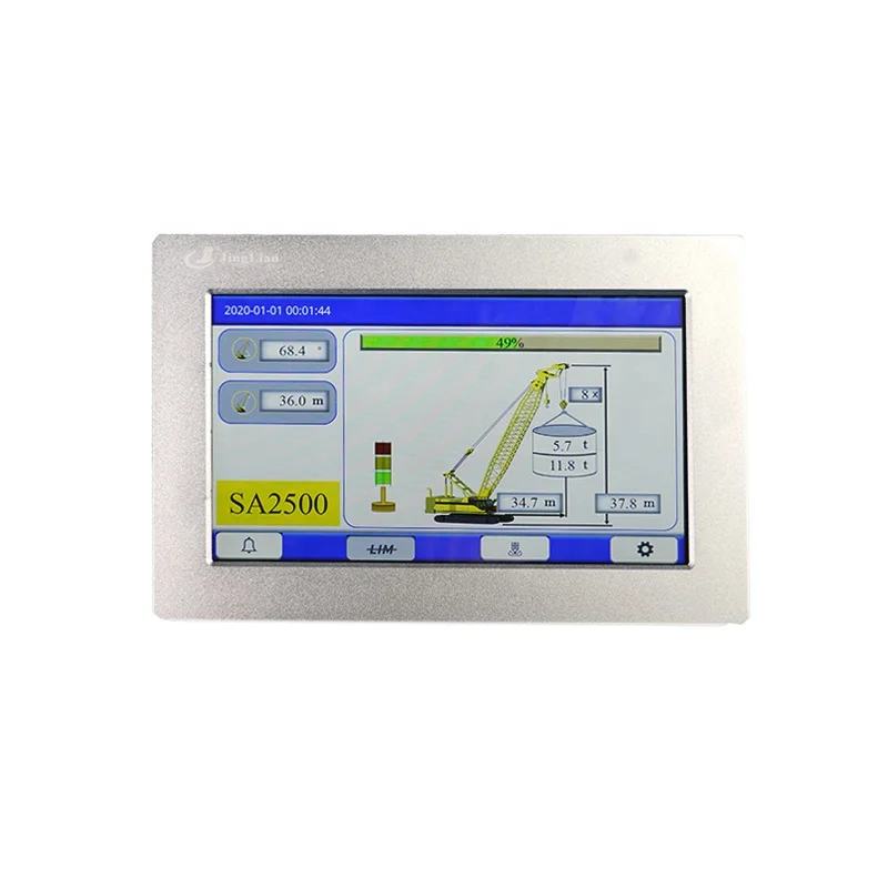 10 inch touch screen LMI Indicator for Crawler Crane