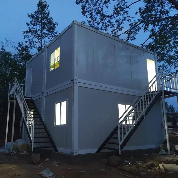 Новейший современный открытый сборный дом 20FT 40-футовый съемный для сотрудников гибридное рабочее модульное
