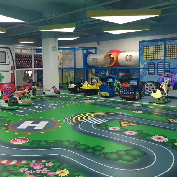 JIANER Anti-slip Anti-agging and multi-purpose kindergarten school flooring in Malaysia Children Play Yard Vinyl PVC Flooring