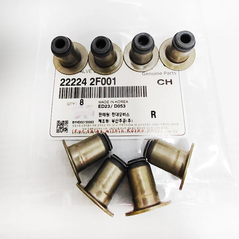 original Auto spare parts  Engine Valve Stem Seals 22224-2F001 222242F001 for hyundai kia
