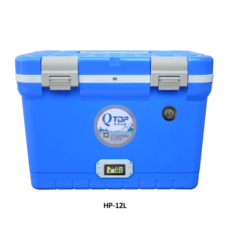 UN2814 injection molding manufacturer 12L medicine transport blood vaccine plastic cooler box