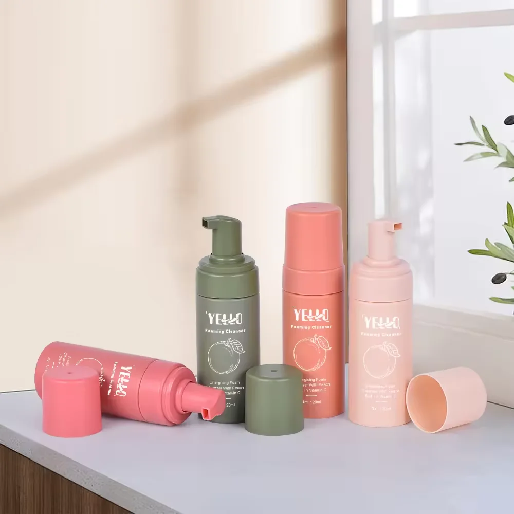 Factory Price Pet Plastic 100Ml 120Ml 150Ml 200Ml Cosmetic Packaging Foaming Hand Soap Bottles With Pump