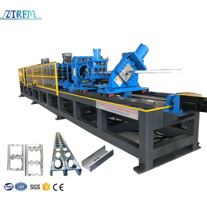 Light Gauge House Frame C U Profile Roll Forming Steel Frame Machine Canada