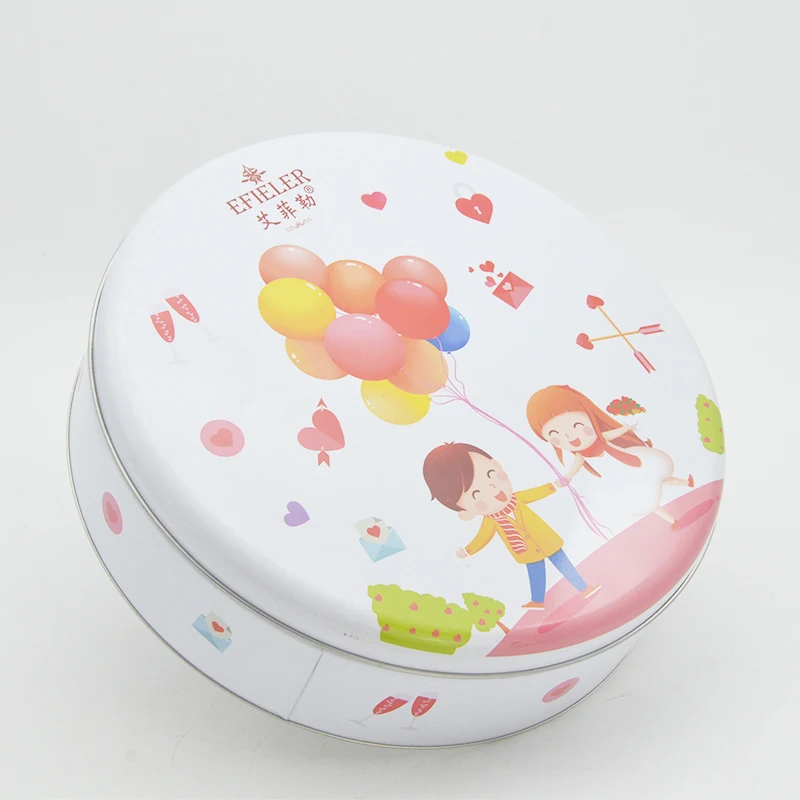 Chinese factory food grade cake packaging tin box