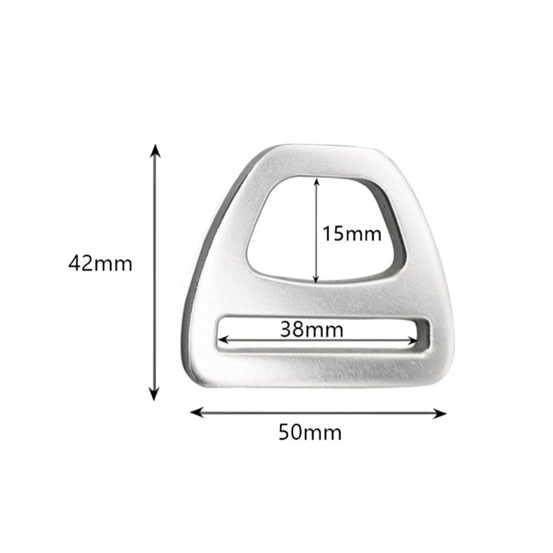 Unique Features Triangle D Ring Buckle Aluminum Triangle Buckle Triangle Glide Belt Buckle