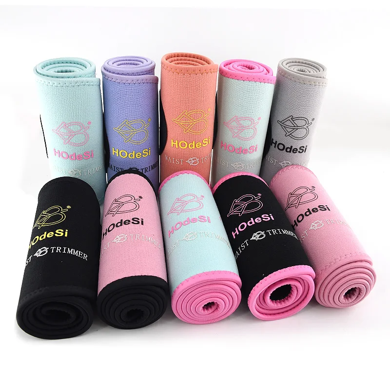 Neoprene stomach sauna sweat slim trainer bands slimming tummy waist trimmers belt for women man