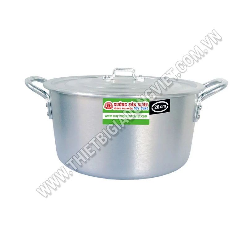 CHEAP PRICE CAMPING COOKWARE ALUMINUM POT SIZE FROM 14 TO 36CM MADE IN VIETNAM HIGH QUALITY & GOOD PRICE