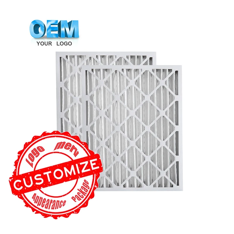 18x30x1 Certified EN779 20x24x1 Air Filter Washable  Pleated Pre Filter for pets family Remove Pollen Mold Bacteria Smoke