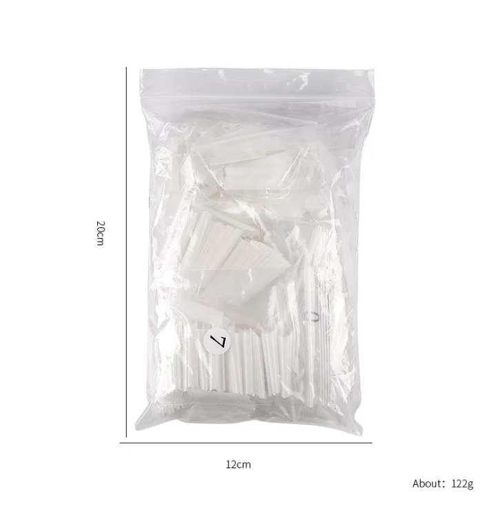 Professional New Design 504Pcs XXL coffin Salon Clear french extra long c curve nail tips extension