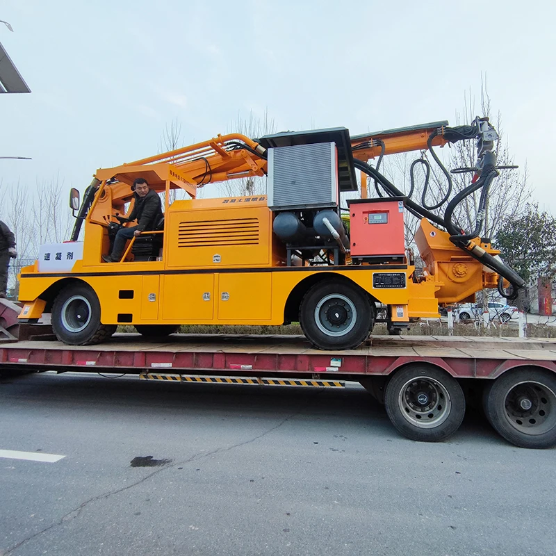 Professional manufacturer Wet Concrete shotcrete robot/Robotic shotcrete machine with CE