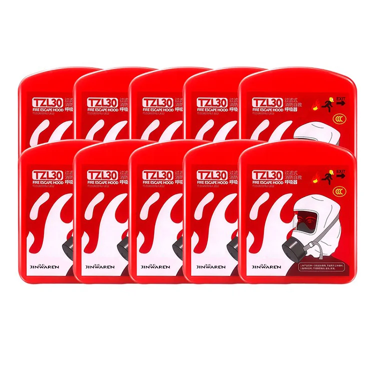 Fire Escape Hood Fire Fighting Protection Emergency Face Safety Breathing Escape Smoke Gas Mask